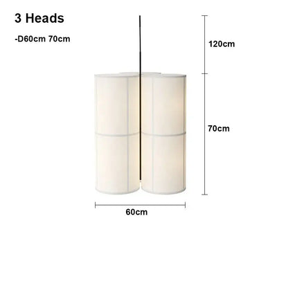 Modern geometric fabric cluster pendant light dining room living room