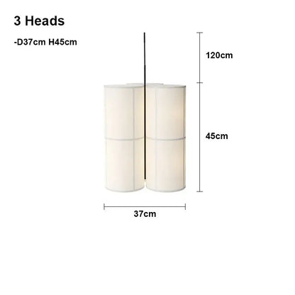 Modern geometric fabric cluster pendant light dining room living room