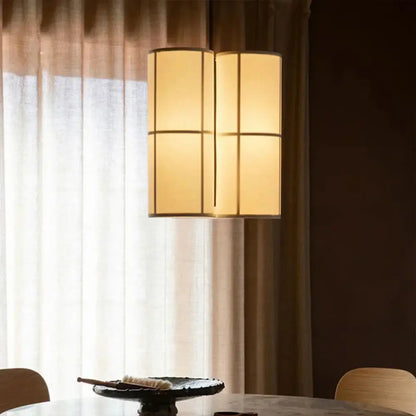 Modern geometric fabric cluster pendant light dining room living room