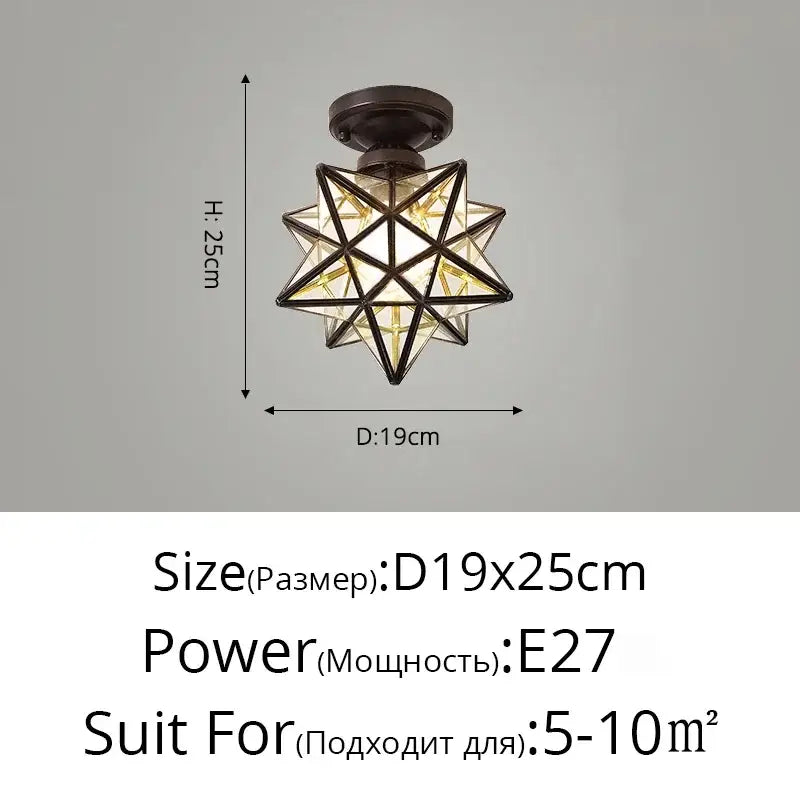 Modern geometric gold & black crystal glass led chandelier living room