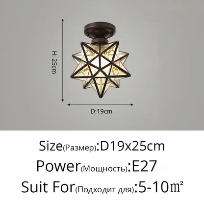 Modern geometric gold & black crystal glass led chandelier living room