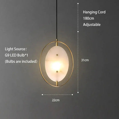 Modern geometric gold & clear crystal led ceiling chandelier bedroom