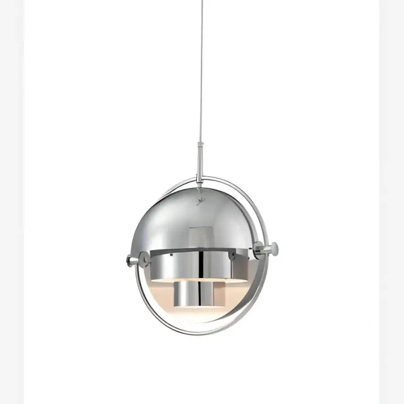 Modern geometric gold iron deformable pendant lamp for living room