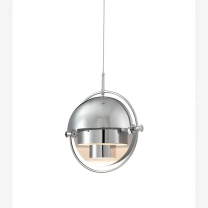 Modern geometric gold iron deformable pendant lamp for living room