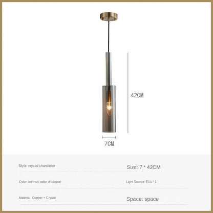 Modern geometric gold & silver crystal led pendant lights dining room