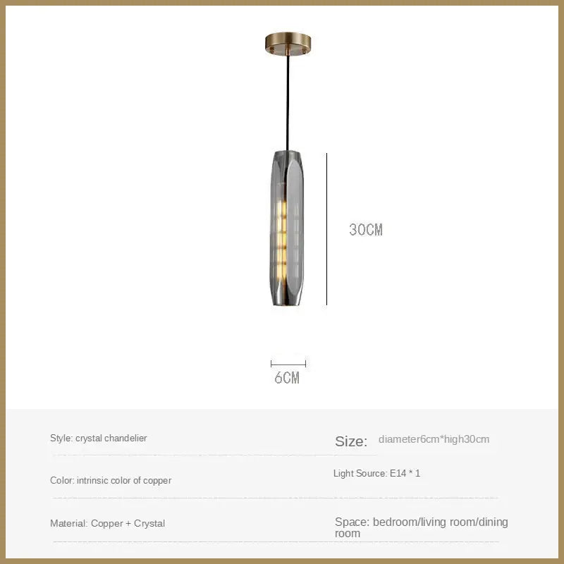 Modern geometric gold & silver crystal led pendant lights dining room