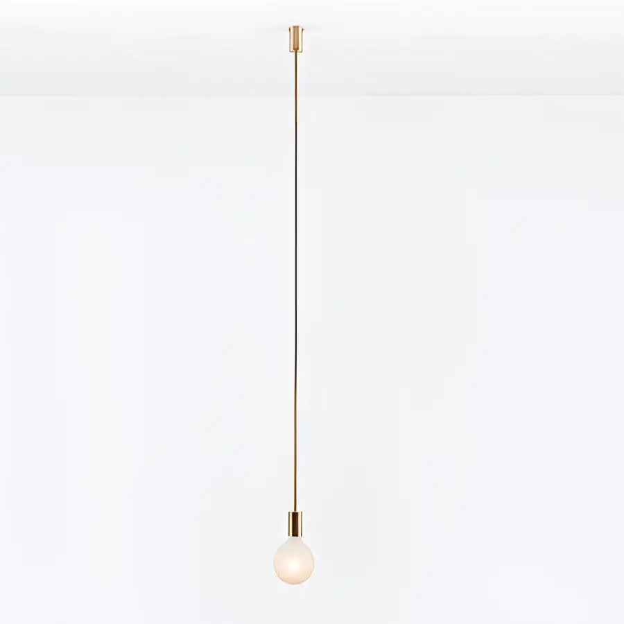 Modern geometric iron pendant light brass & black dining room 3 bulb