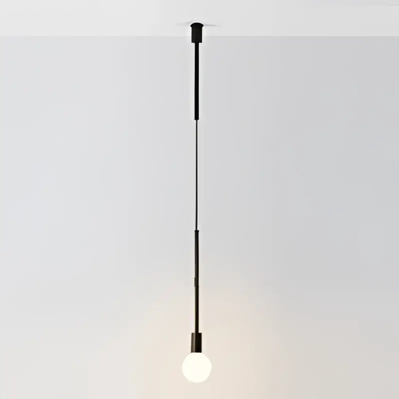 Modern geometric iron pendant light brass & black dining room 3 bulb