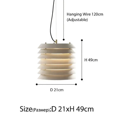 Modern geometric iron table lamp white & gray living room light