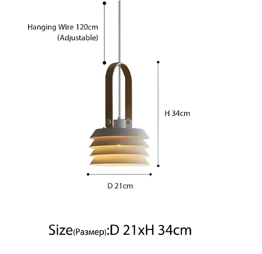 Modern geometric iron table lamp white & gray living room light