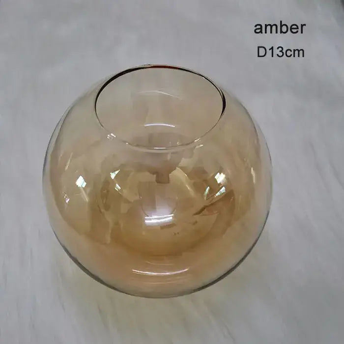 Modern geometric magic bean lighting – smoke & amber dining room globe