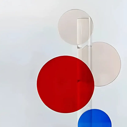 Modern geometric ring acrylic sculpture living room home decor