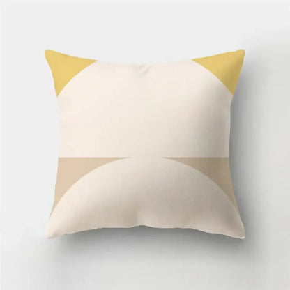 Modern geometric stripe patchwork pillow case set living room decor