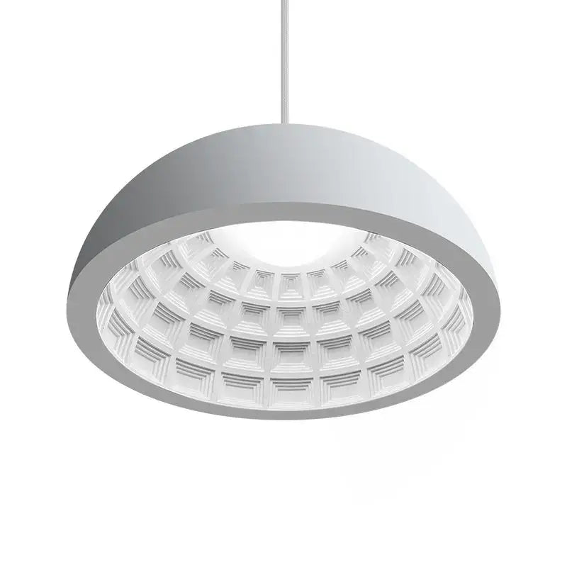 Modern geometric white creamy gypsum pendant lights bedroom decor