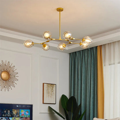DecorBites™ Modern Glass Ball LED Chandelier - Home Decor