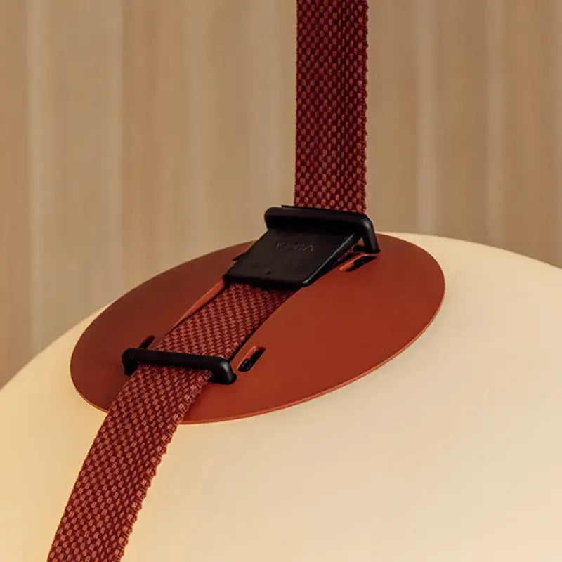 Modern glass ball led pendant light black & orange living room