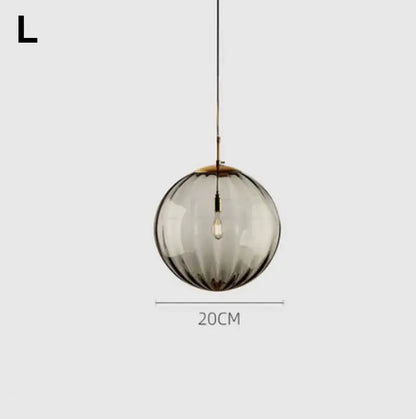 Modern glass ball lustre pendant lights – kitchen cluster fixture