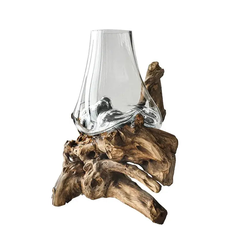 Modern glass bonsai vase hydroponic fishbowl living room decor