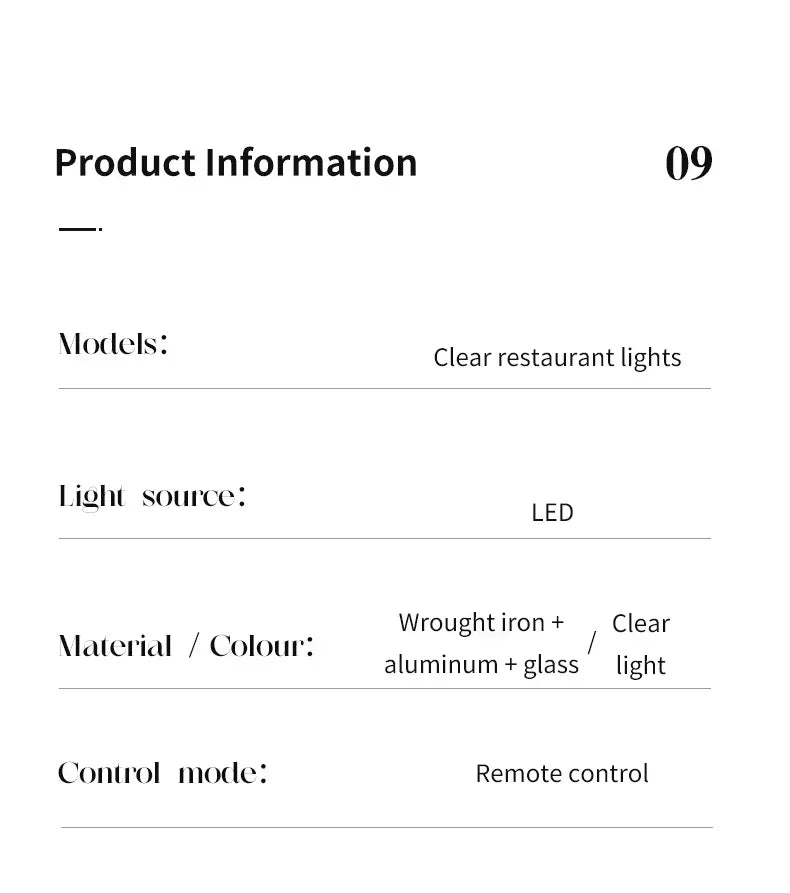 DecorBites™ Modern Glass Dining Table Pendant Light