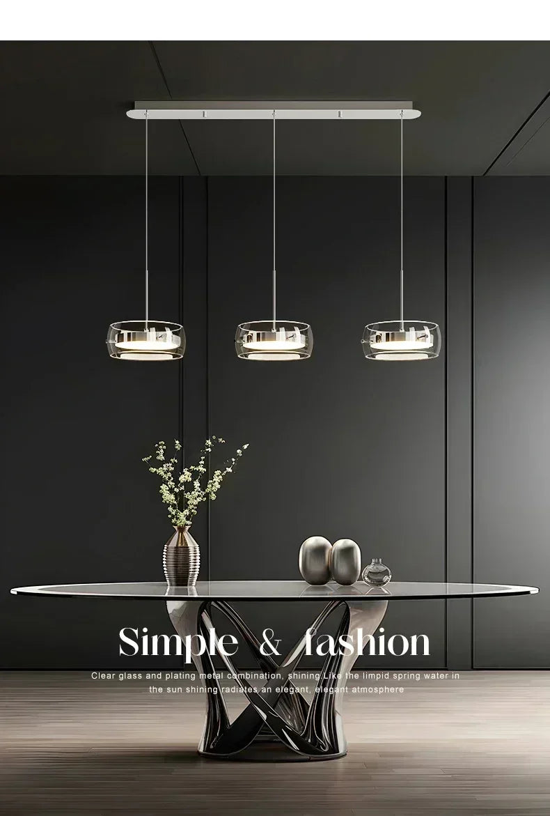 DecorBites™ Modern Glass Dining Table Pendant Light