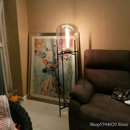 Modern glass table lamp set of 3 – living room globe lights