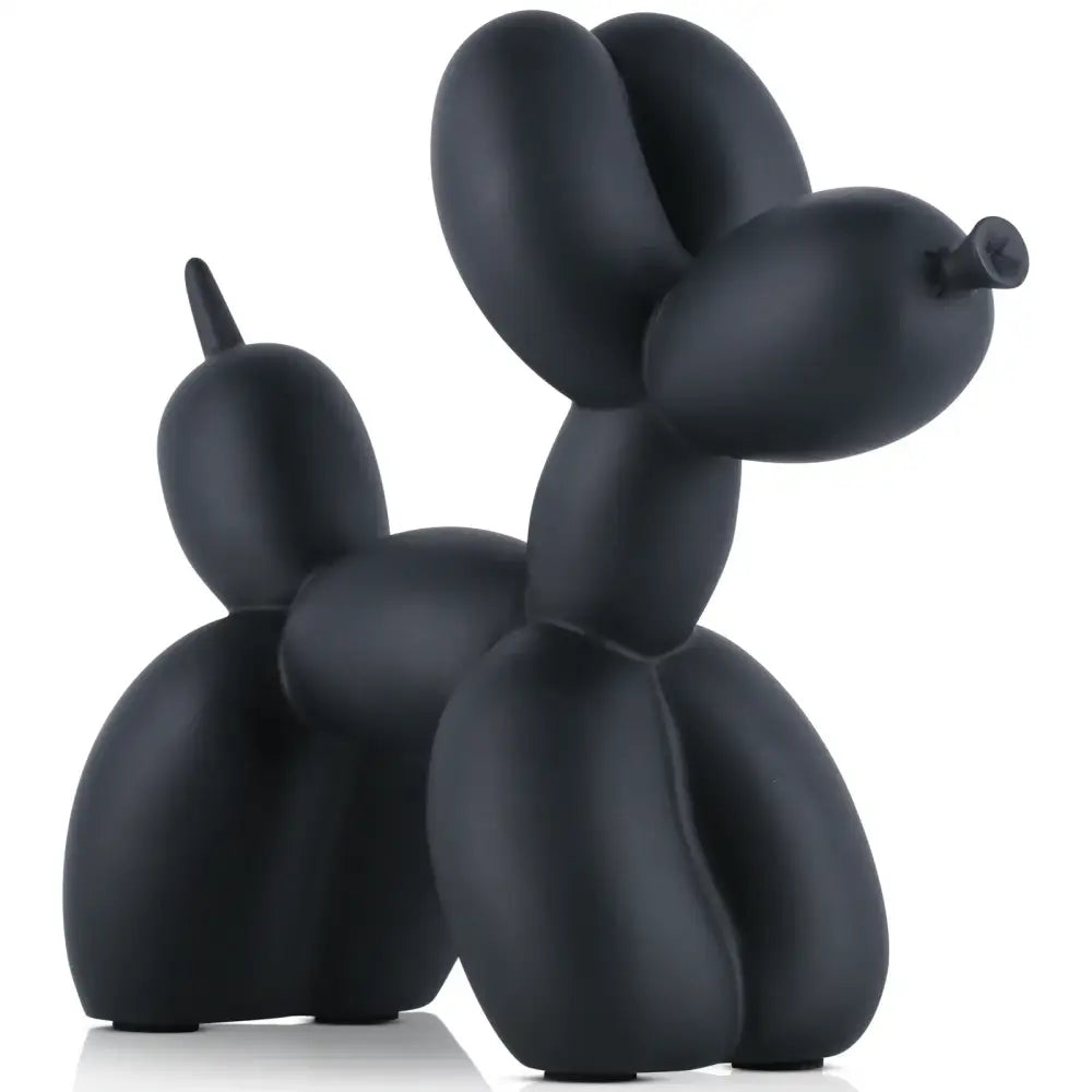 Modern glossy balloon dog sculpture living room animal decor
