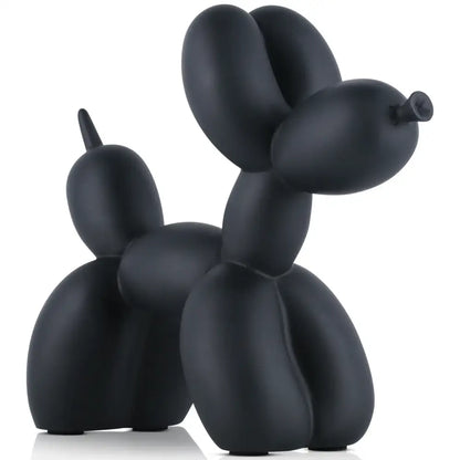 Modern glossy balloon dog sculpture living room animal decor