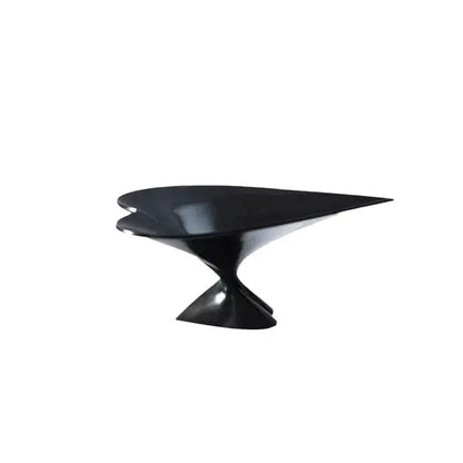 Modern glossy green leaf geometric fruit plate jewelry tray kitchen