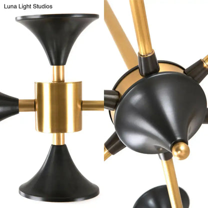 Modern gold 8 globe island lighting – dining room chandelier