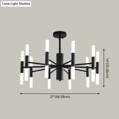 Modern gold acrylic ceiling lamp for dining room 110v-120v