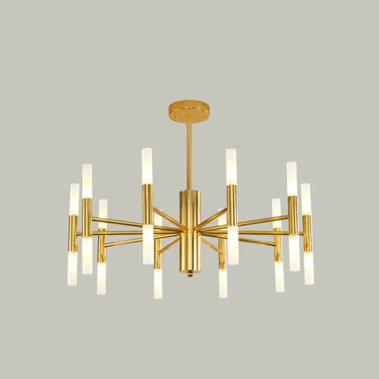 Modern gold acrylic ceiling lamp for dining room 110v-120v