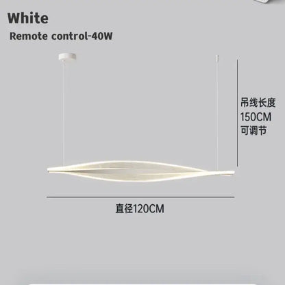 Modern gold acrylic led pendant lamp for dining room