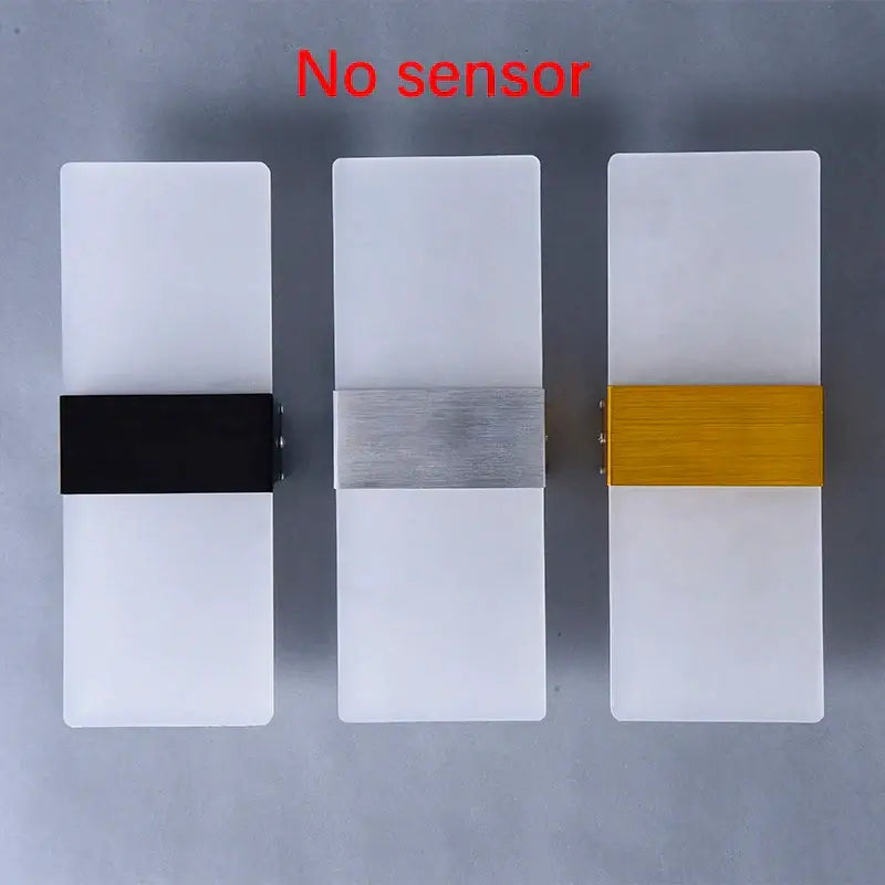 Modern gold acrylic led wall lamp bedroom sconce light