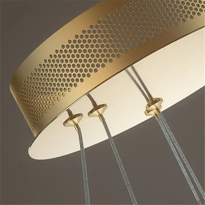 Modern gold adara luxury led chandelier dining room pendant light