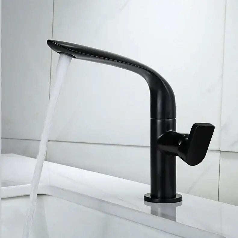 Modern gold and black basin faucet bathroom mixer tap