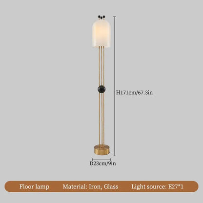 Modern gold and black glass led chandelier dining room pendant light