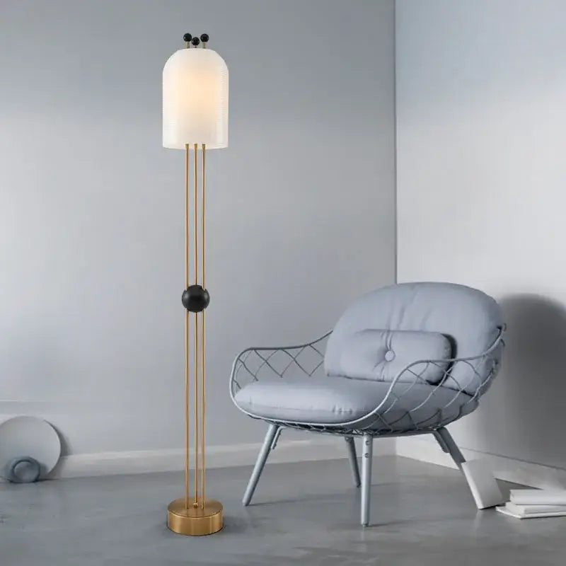 Modern gold and black glass led chandelier dining room pendant light