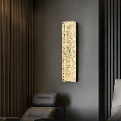 Modern gold and black led bedroom wall lamp