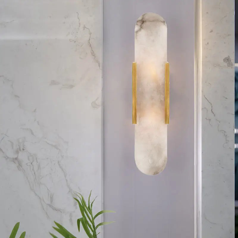 Modern gold and black orb wall lamp for living rooms