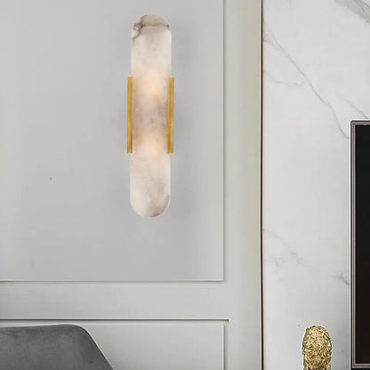 Modern gold and black orb wall lamp for living rooms