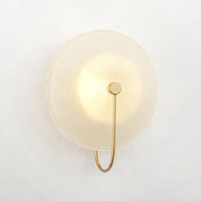Modern gold and black orb wall lamp for living rooms