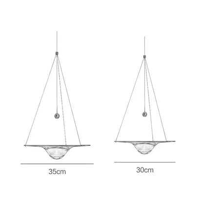 Modern gold and clear glass pendant lights bedroom hanging lamp