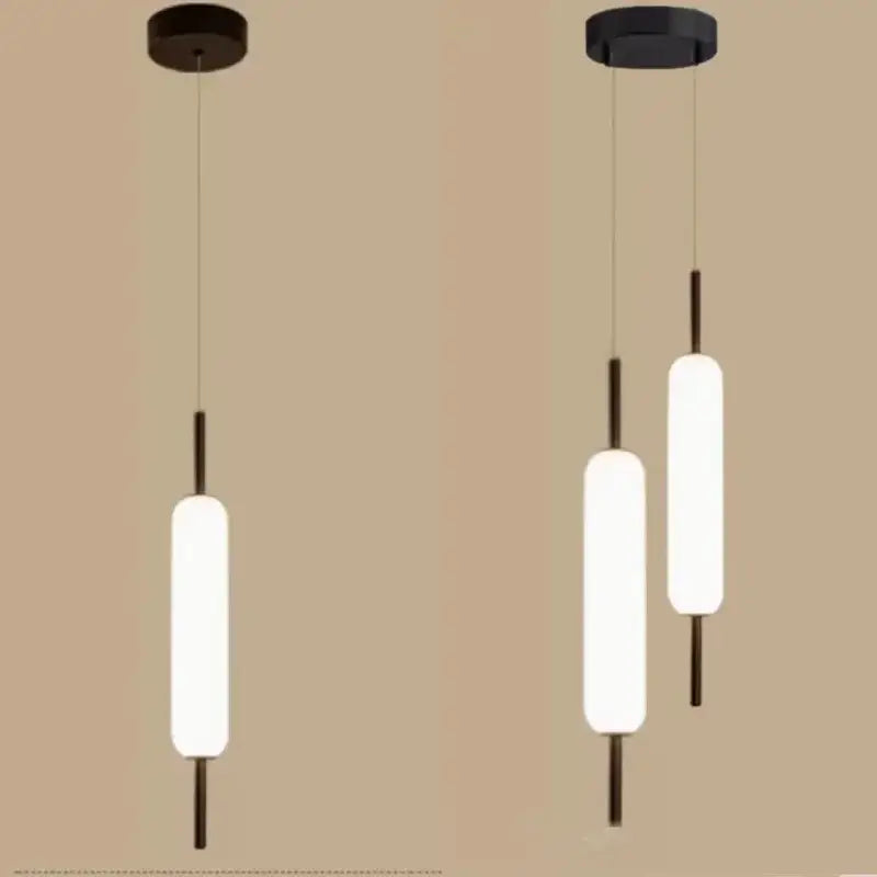 Modern gold and frosted glass led pendant chandelier for living room
