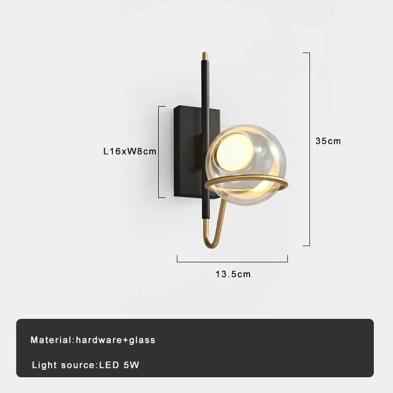 Modern gold and gray glass ceiling chandelier living room light