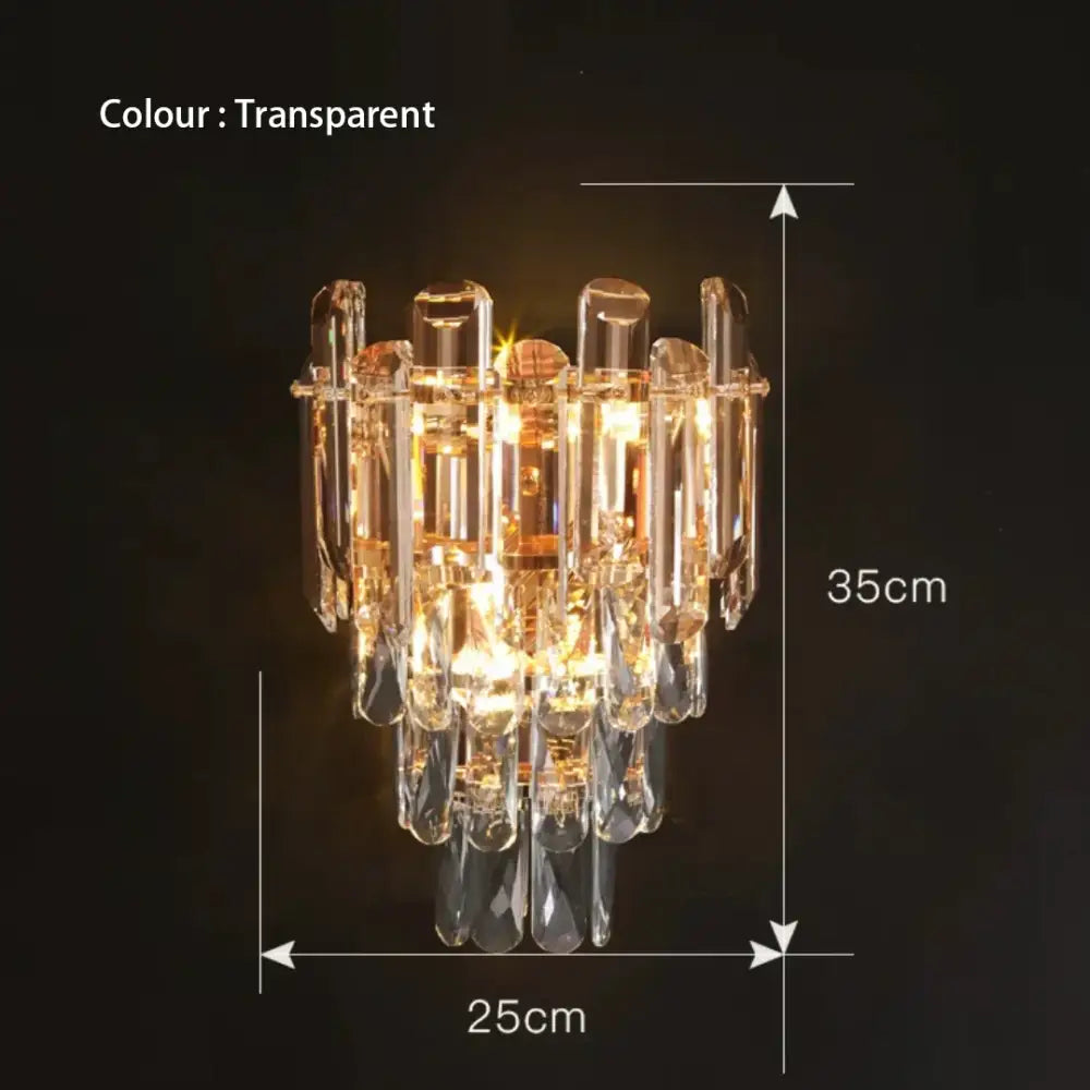 Modern gold and gray glass wall lamp living room leaf sconce
