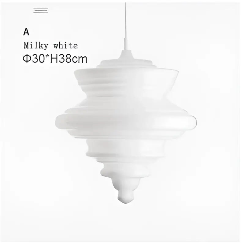 Modern gold and white glass chandelier dining room light
