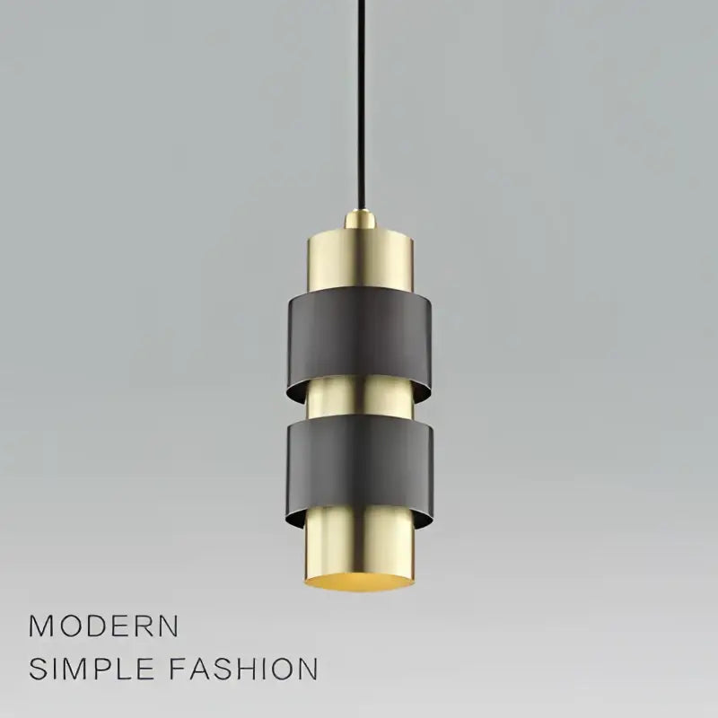 Modern gold arched glass bar pendant lamp kitchen light