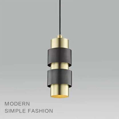 Modern gold arched glass bar pendant lamp kitchen light