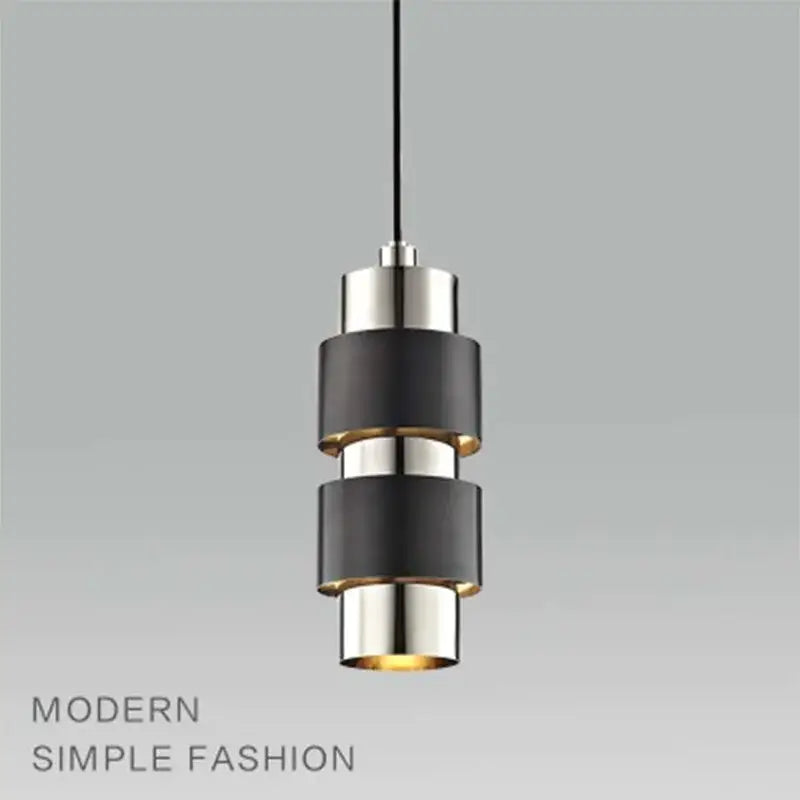 Modern gold arched glass bar pendant lamp kitchen light