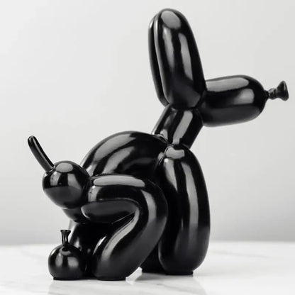 Modern gold balloon dog statue living room resin art sculpture